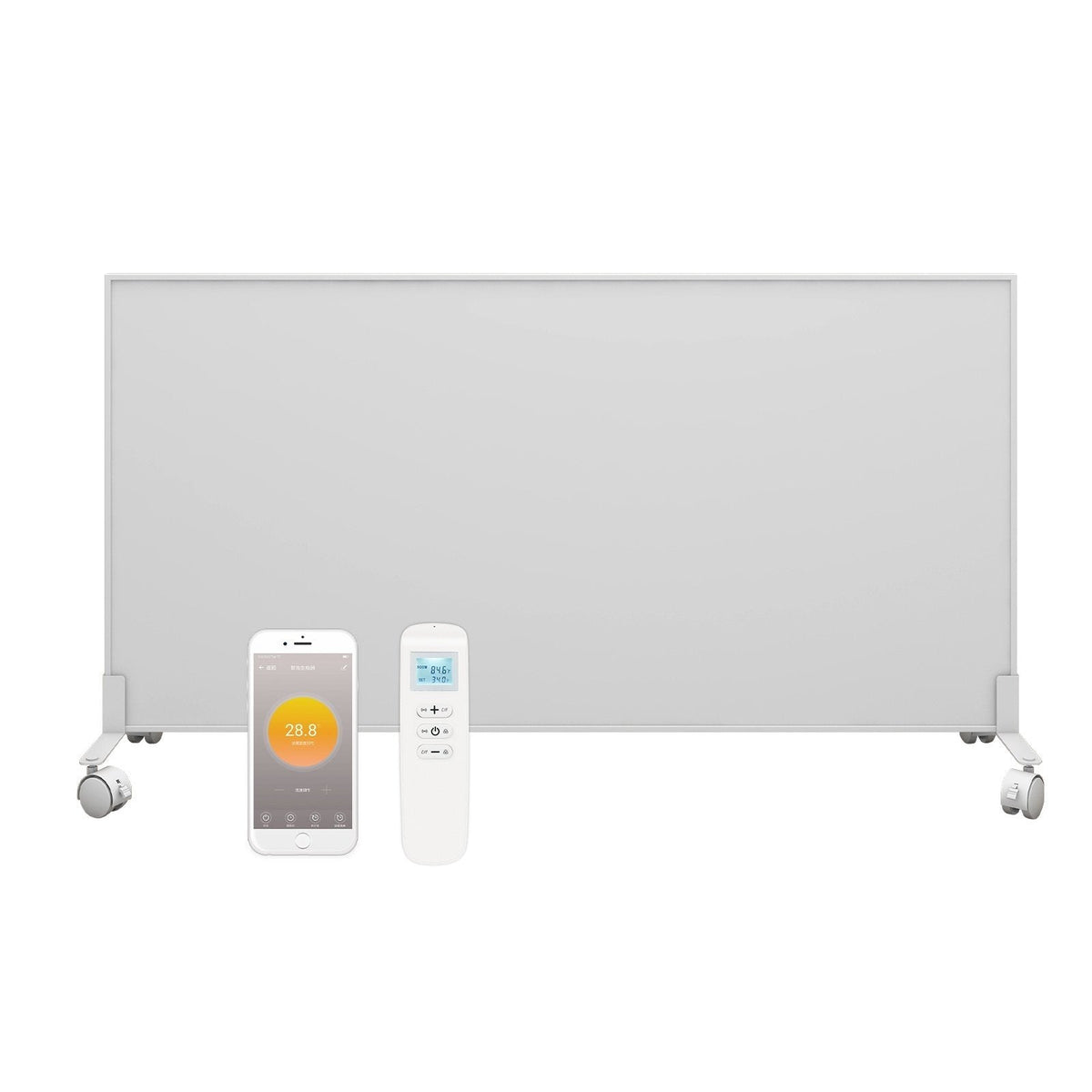 Pannello a infrarossi portatile QH-OR Serie 350 o 700Watt con ruote