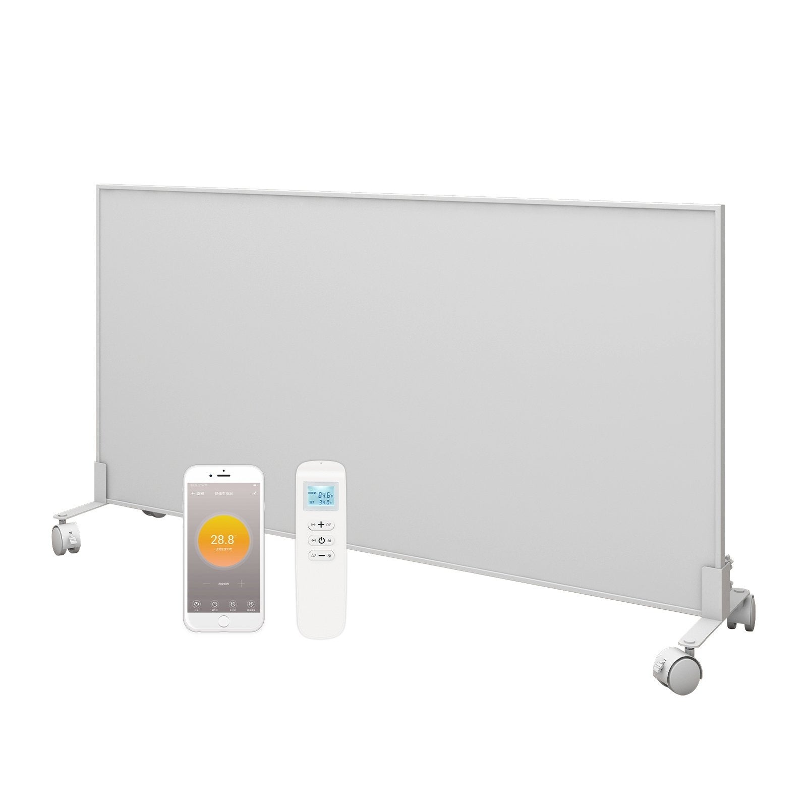 Panel infrarrojo portátil QH-OR Serie 350 o 700Watt con ruedas