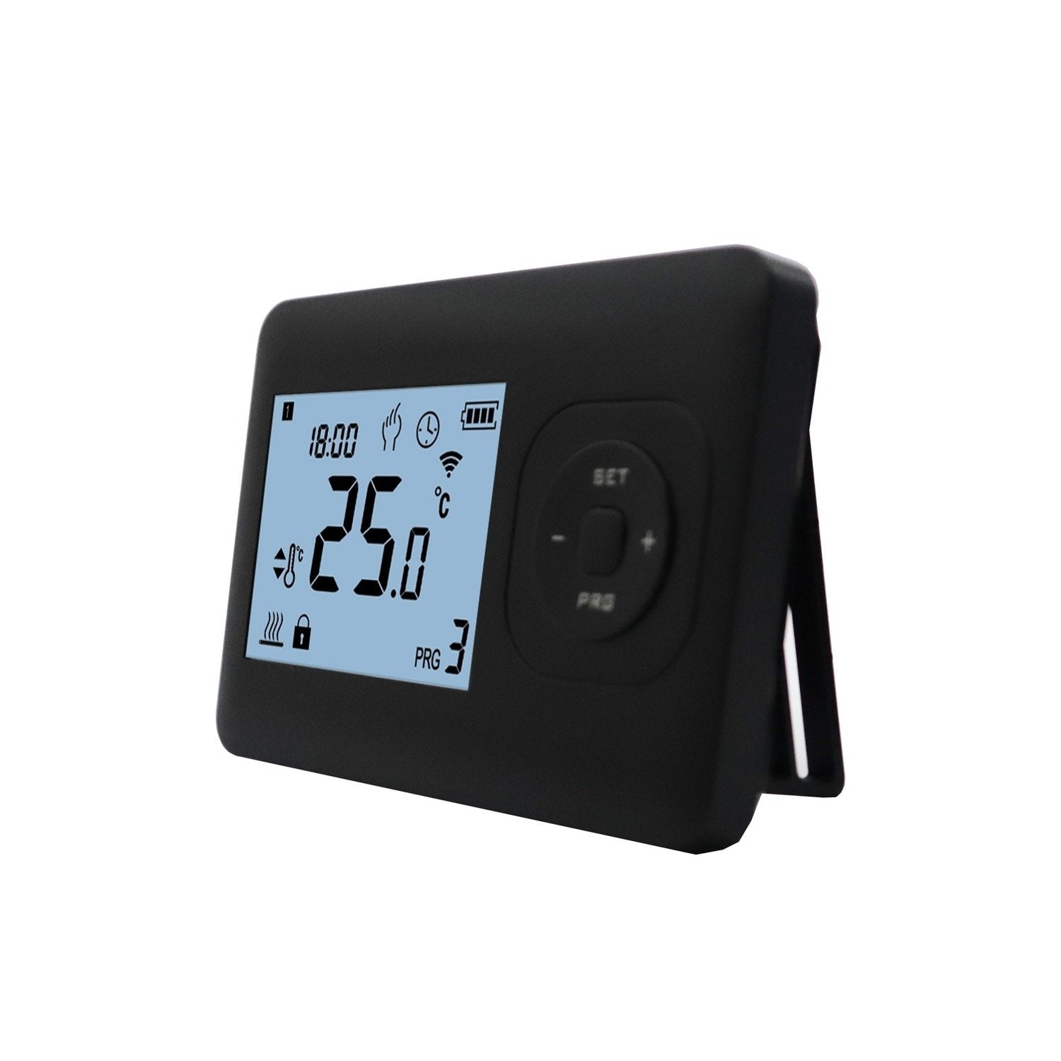 Termostato programable inalámbrico QH Wifi Basic negro