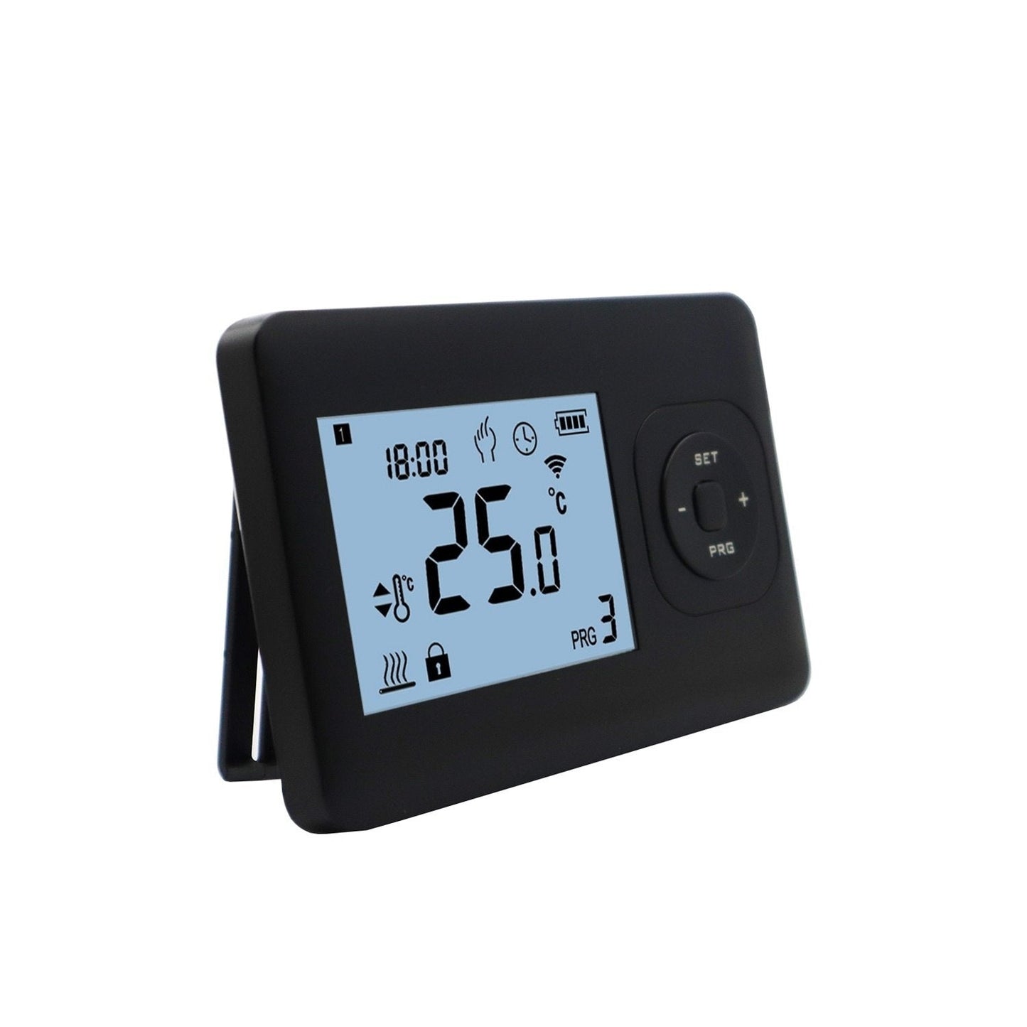 Termostato programable inalámbrico QH Wifi Basic negro
