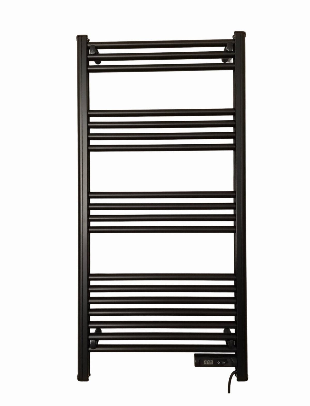 Scaldasalviette elettrico intelligente con controllo digitale nero 425Watt