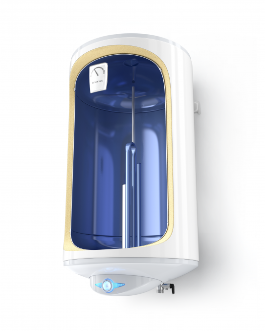Tesy - Caldaia elettrica Duo antiustione slim/alta 50 litri