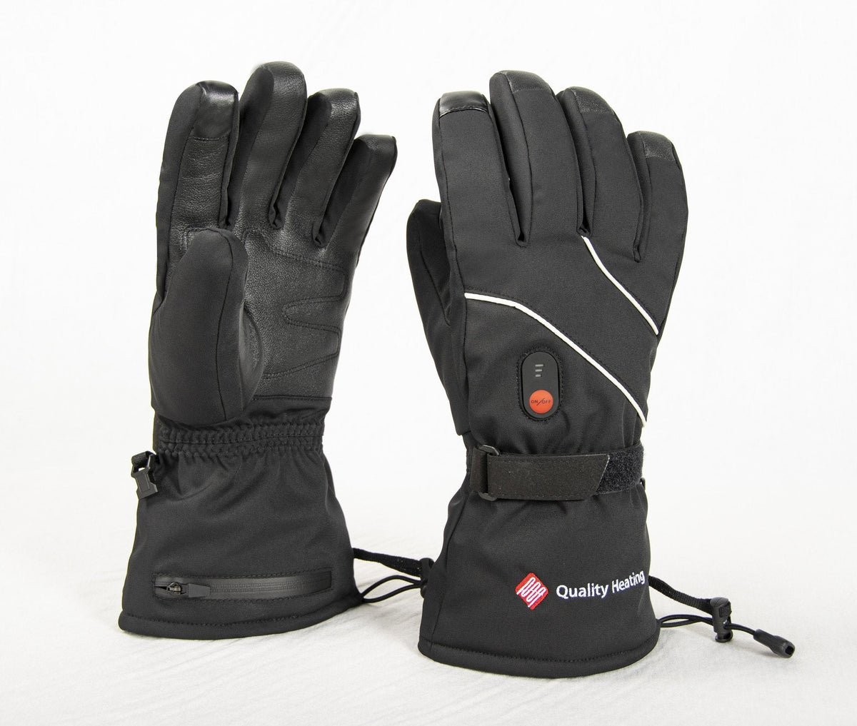 Guanti in pelle riscaldati 3 livelli di calore