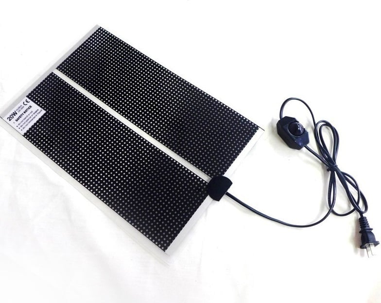 Tappetino riscaldante QH 14x15cm con dimmer e interruttore On/Off