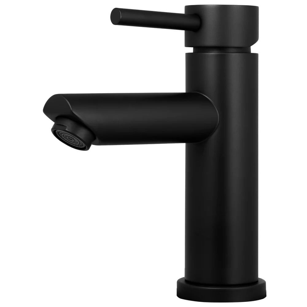 Rubinetto per lavabo nero opaco