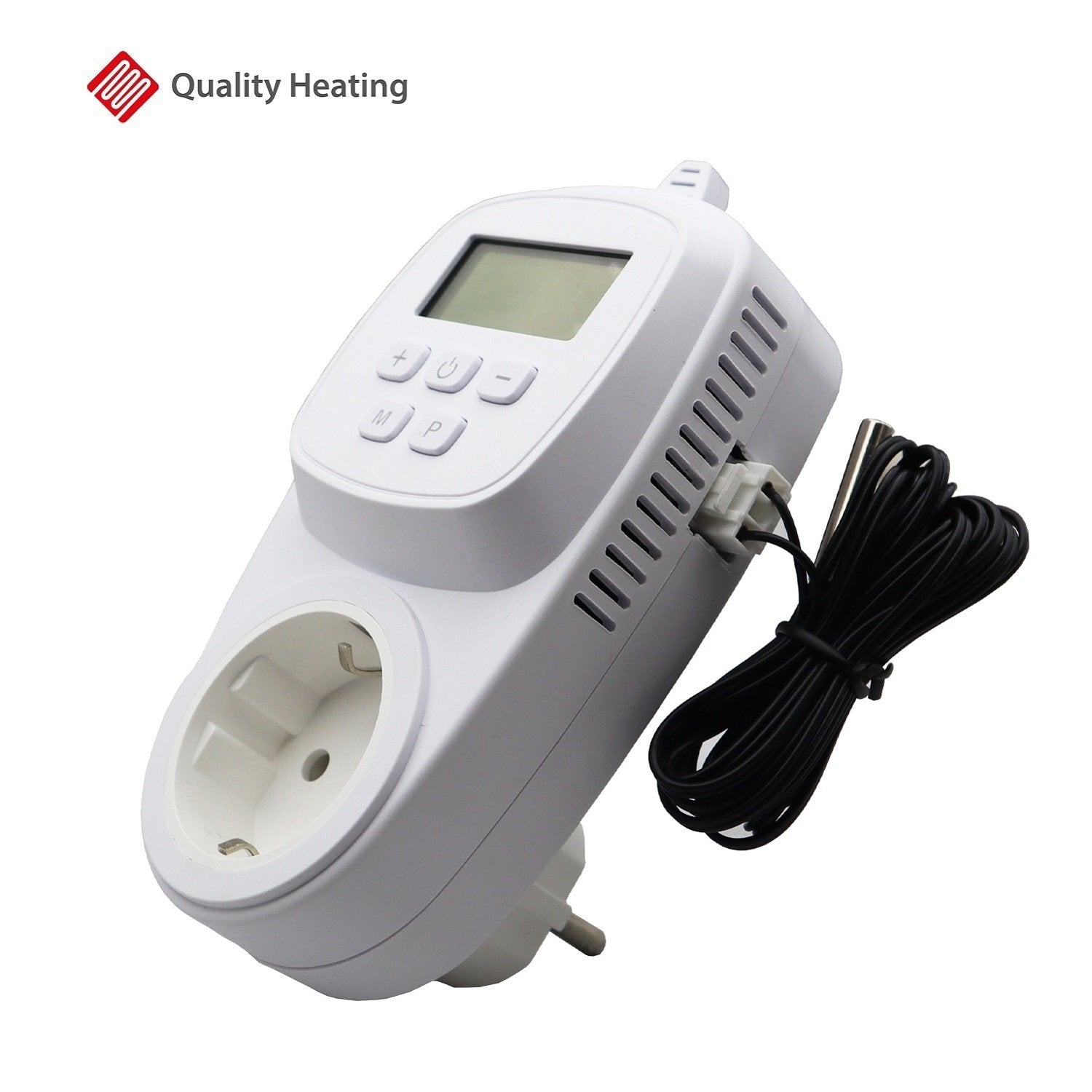 Termostato de toma Wifi con sensor independiente QH-42